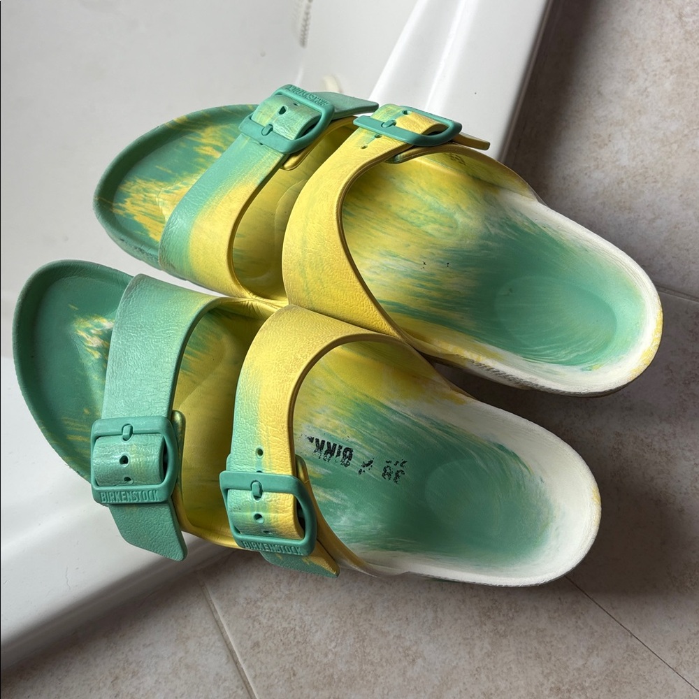 Birkenstock Colorful Two-Tone Sandals